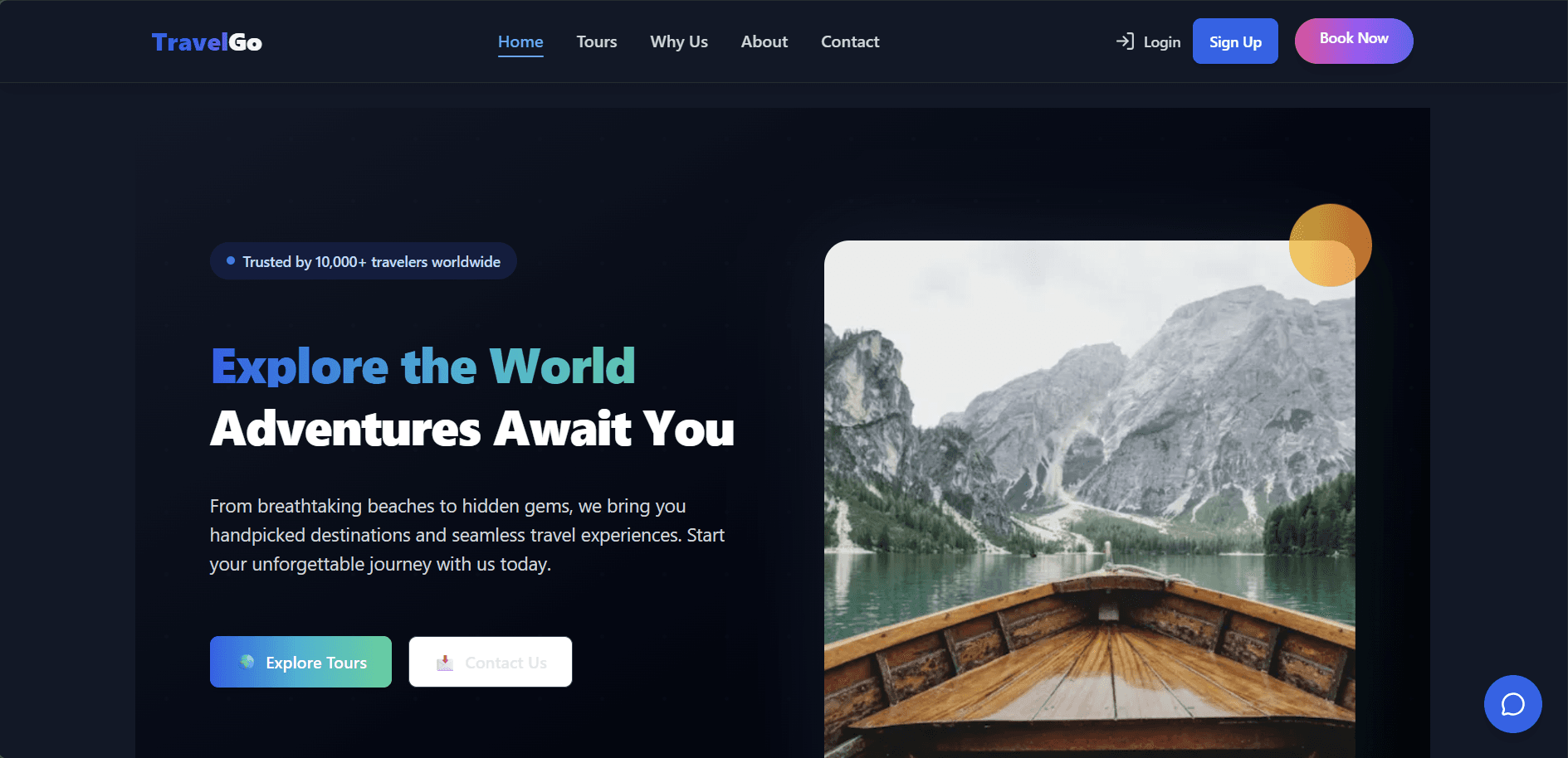 TravelGo Travel Agency Preview
